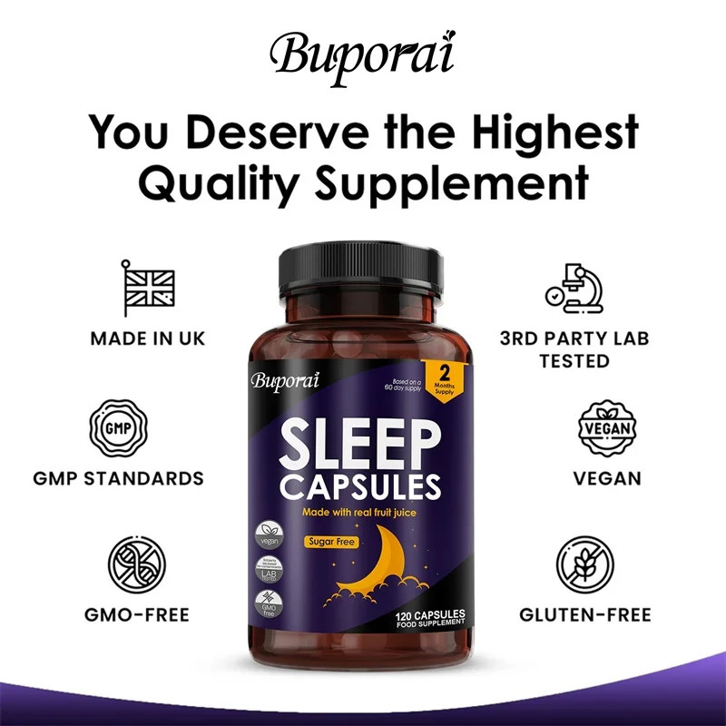 Sleep 240pcs, Improves Insomnia,For Deep Sleep, Support Brain and Nervous Health