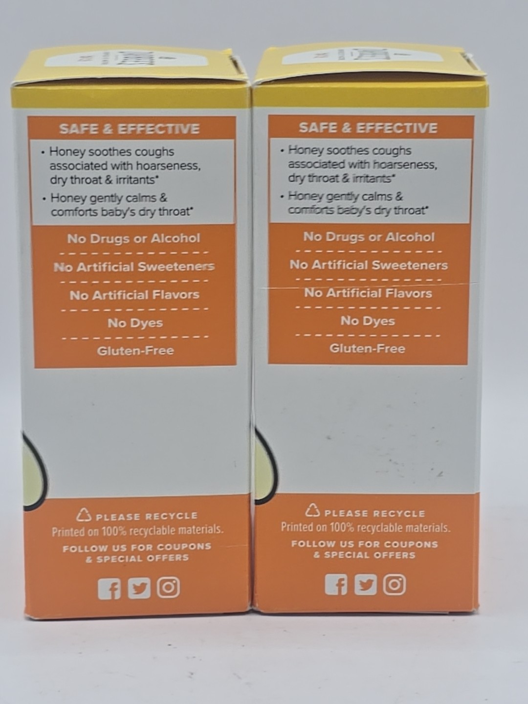 Lot Of 2 Zarbee’s Immune Support Syrup for Baby Peach & Honey 2 fl oz EXP 5/2026