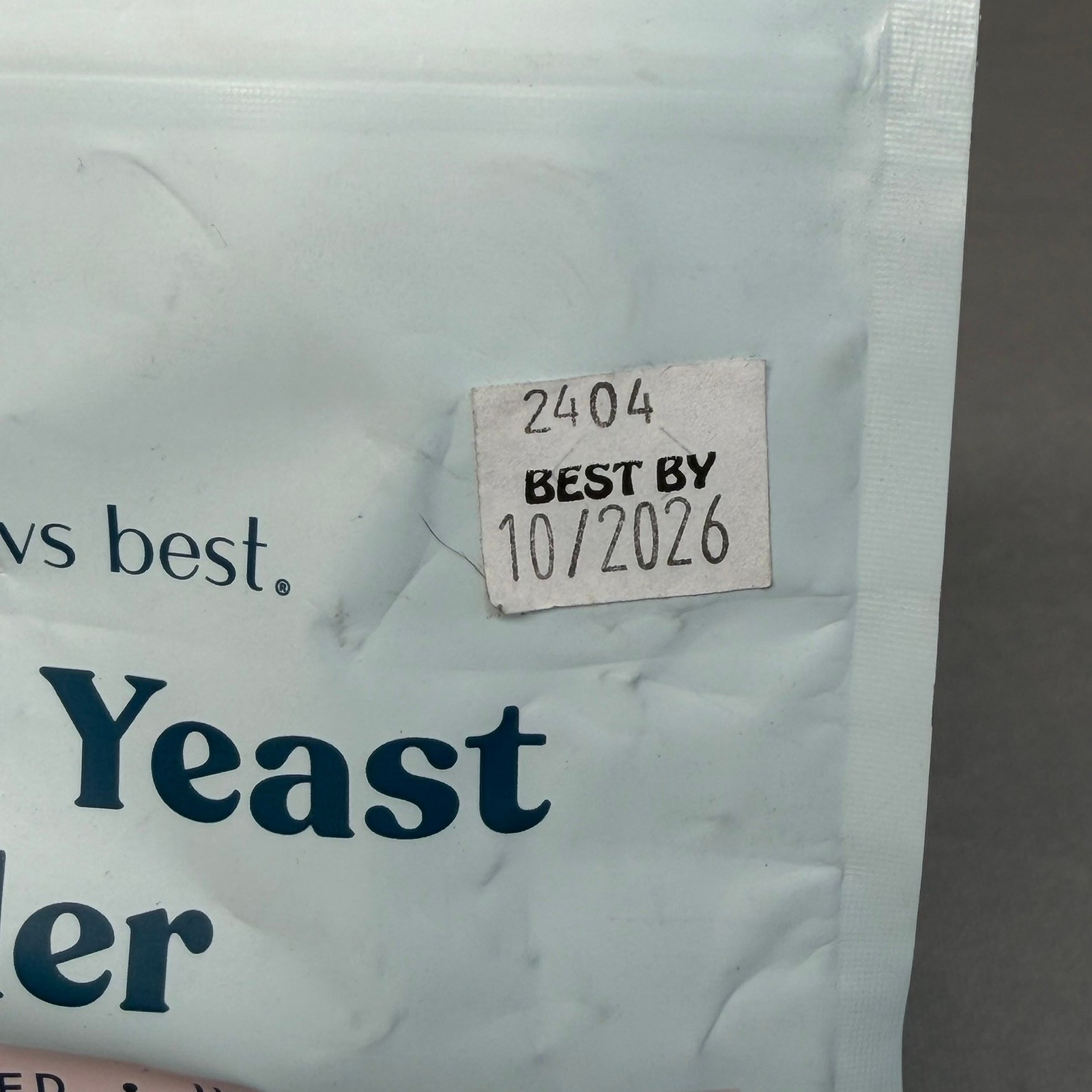 Mommy Knows Best Brewer’s Yeast Powder 15 oz Gluten Free Vegan BB 10/26