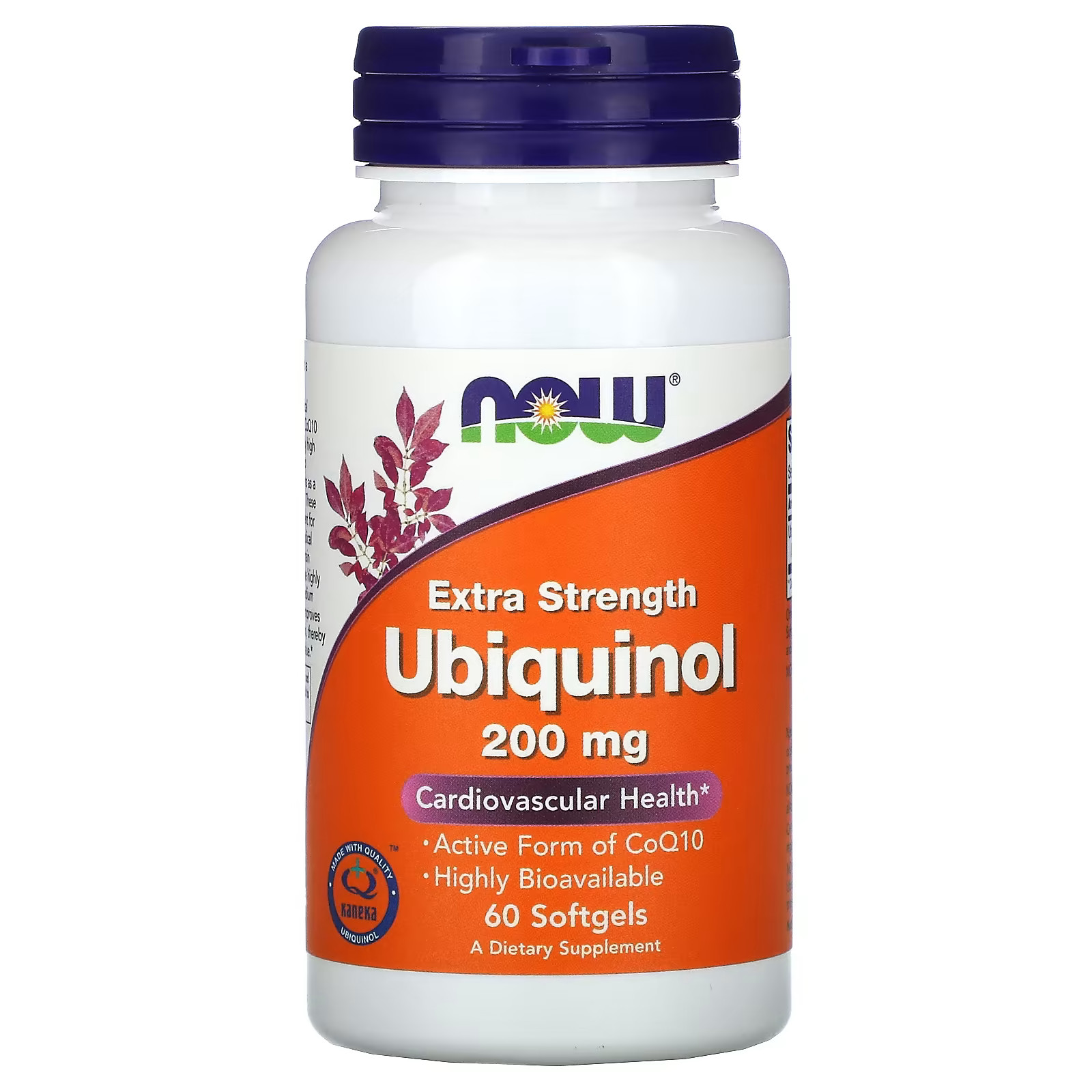 2 X Now Foods, Ubiquinol, 200 mg, Extra Strength, 60 Softgels
