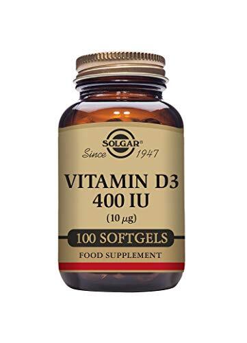 Solgar Vitamin D3 Cholecalciferol 10 mcg 400 IU 100 Softgels