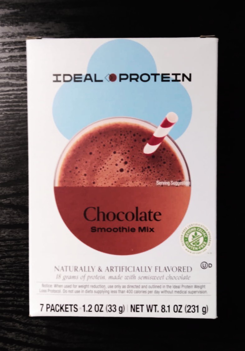 Ideal Protein Chocolate Smoothie Mix 1 Box (7 Servings) BB 12/27 FREE SHIP