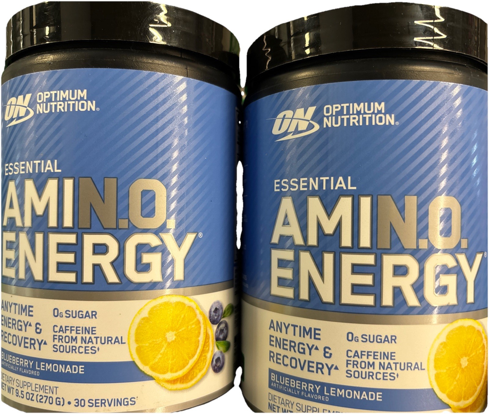 Lot Of 2 Optimum Nutrition Amino Acid Powder, 9.5 fl oz – Blueberry EXP: 06/2027