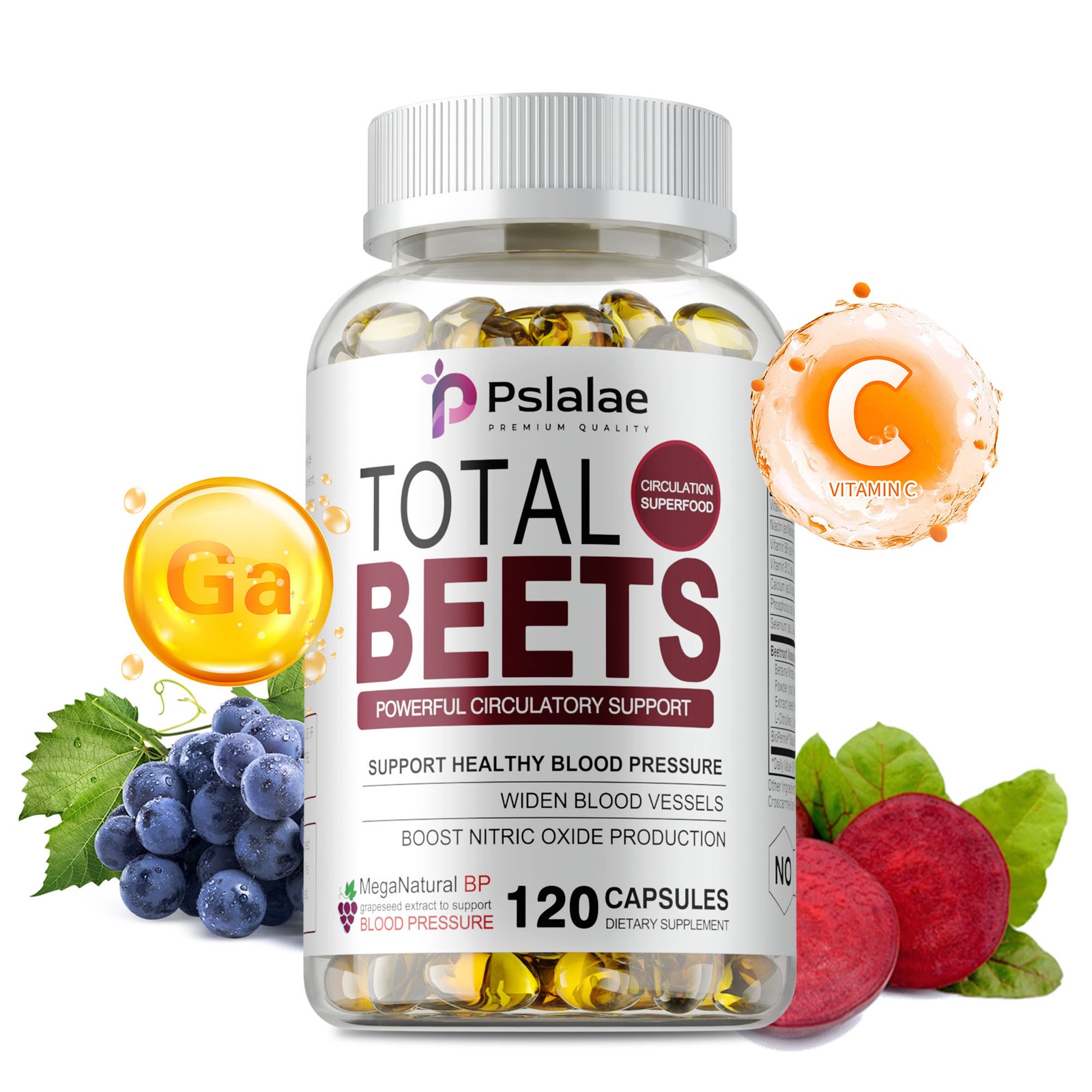 Total Beets 2060mg – Betaine Nitrate- Healthy Circulation,Blood Pressure Support