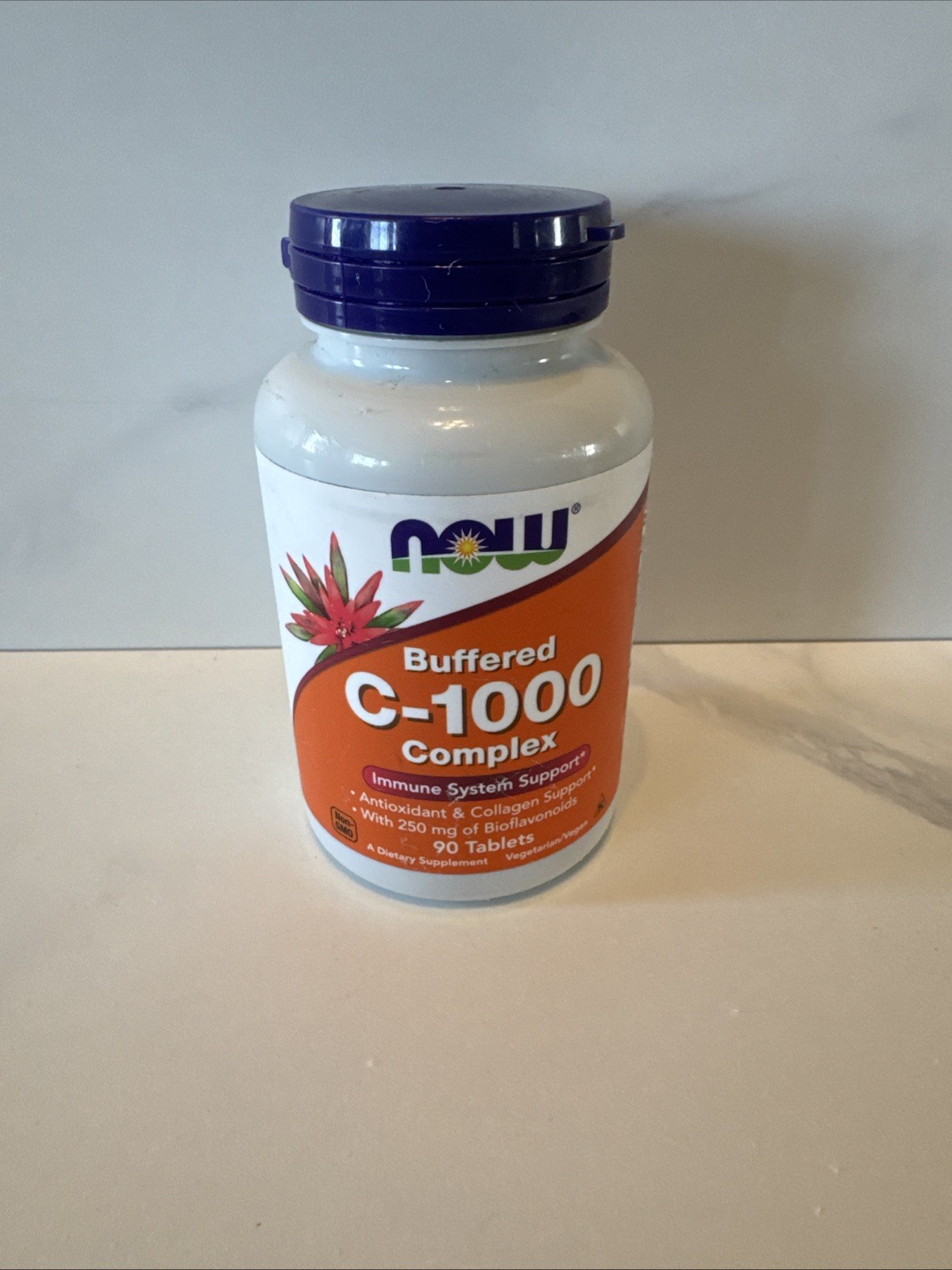 NOW Foods Buffered C-1000 Complex 90 Tablets Immune Support Exp 12/2027. Sealed