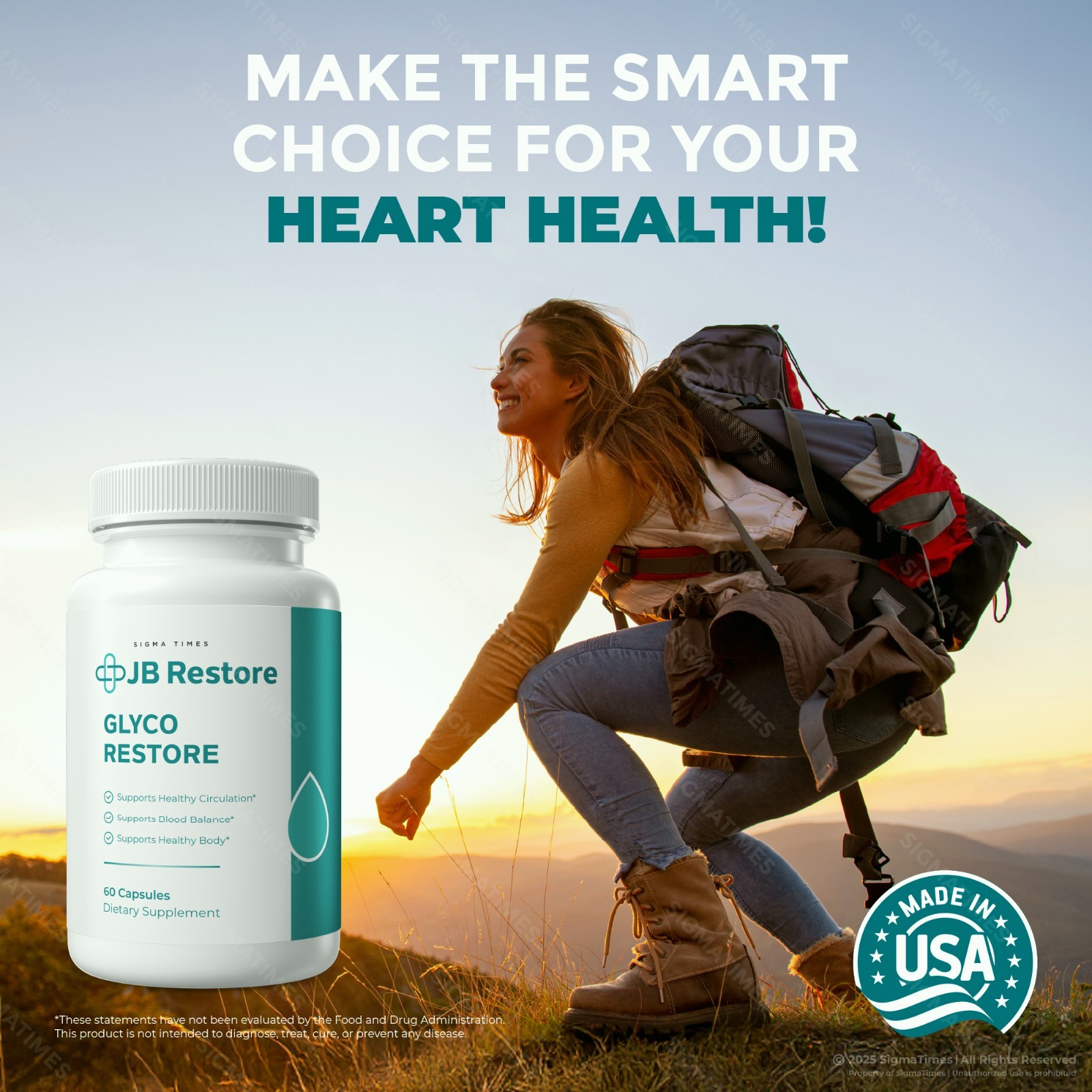 JB Restore Capsules, Advanced Formula, Blood Support & Metabolic Balance 60ct