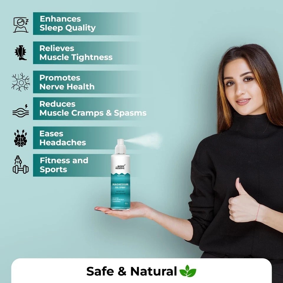 The Body Reserve Magnesium Oil Spray – 200ml a618
