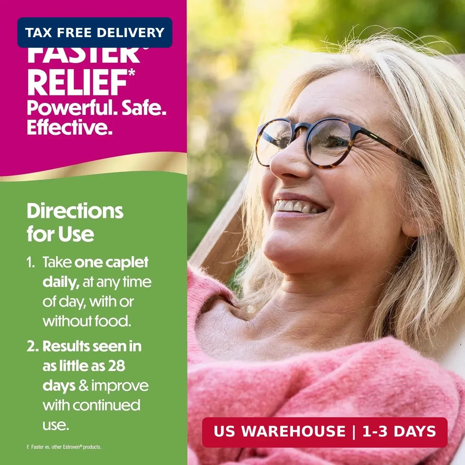 Estroven Complete Multi-Symptom Menopause Relief 28 Caplets