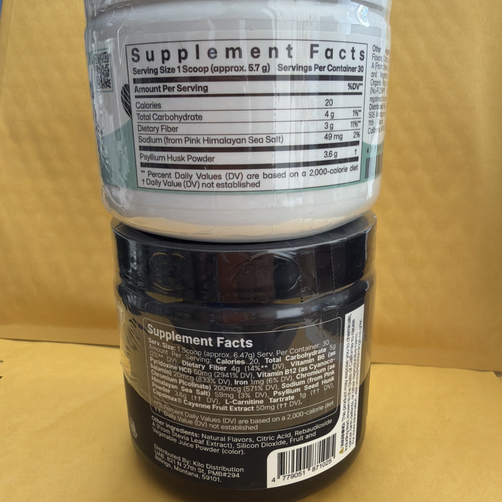 2 Colon Broom Premium Blend & AND REGULAR Psyllium LHusk Powder Drink Strawberry