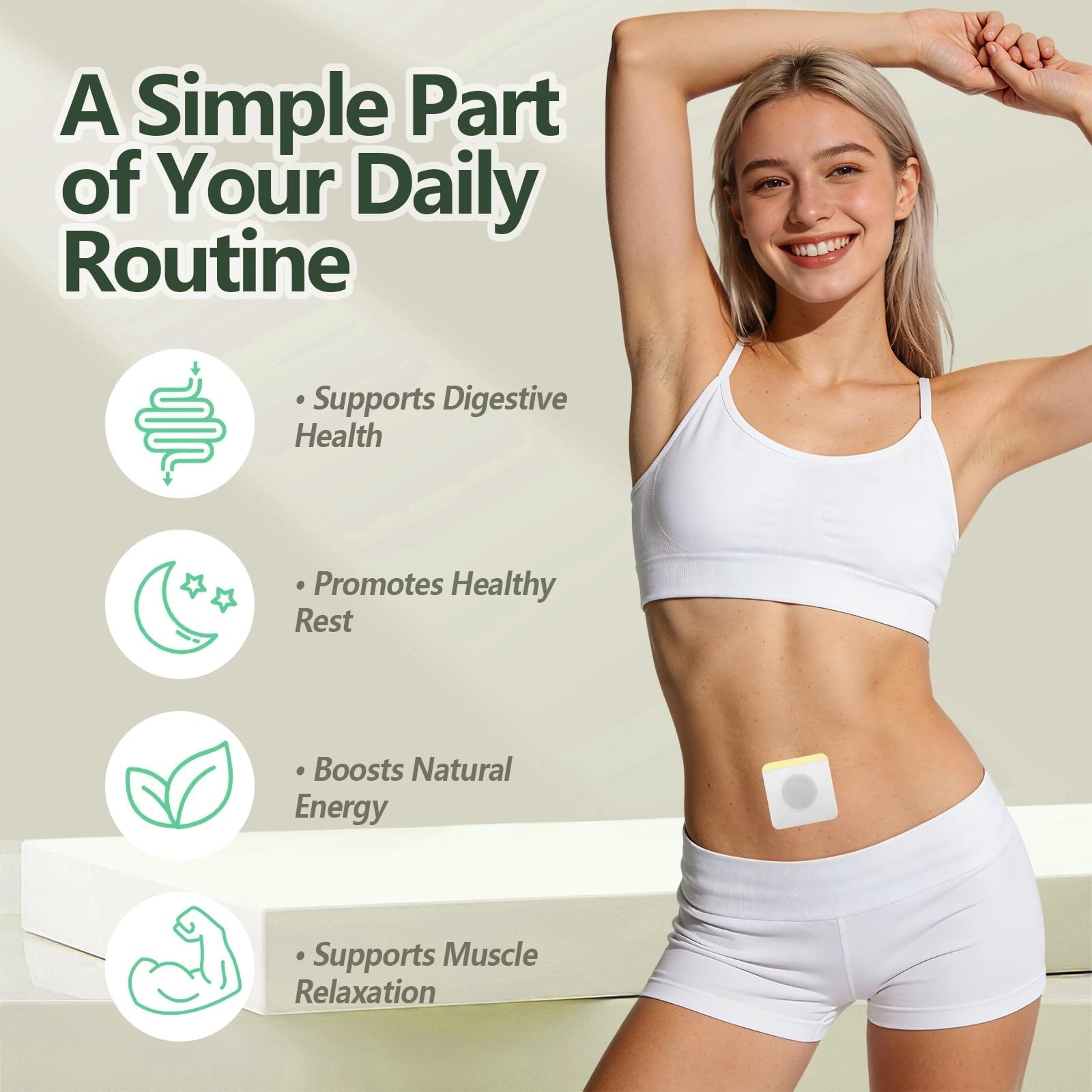 Comfortable Body Patch for All-Day Support – 50 Pcs, Unisex, Gentle & Effective