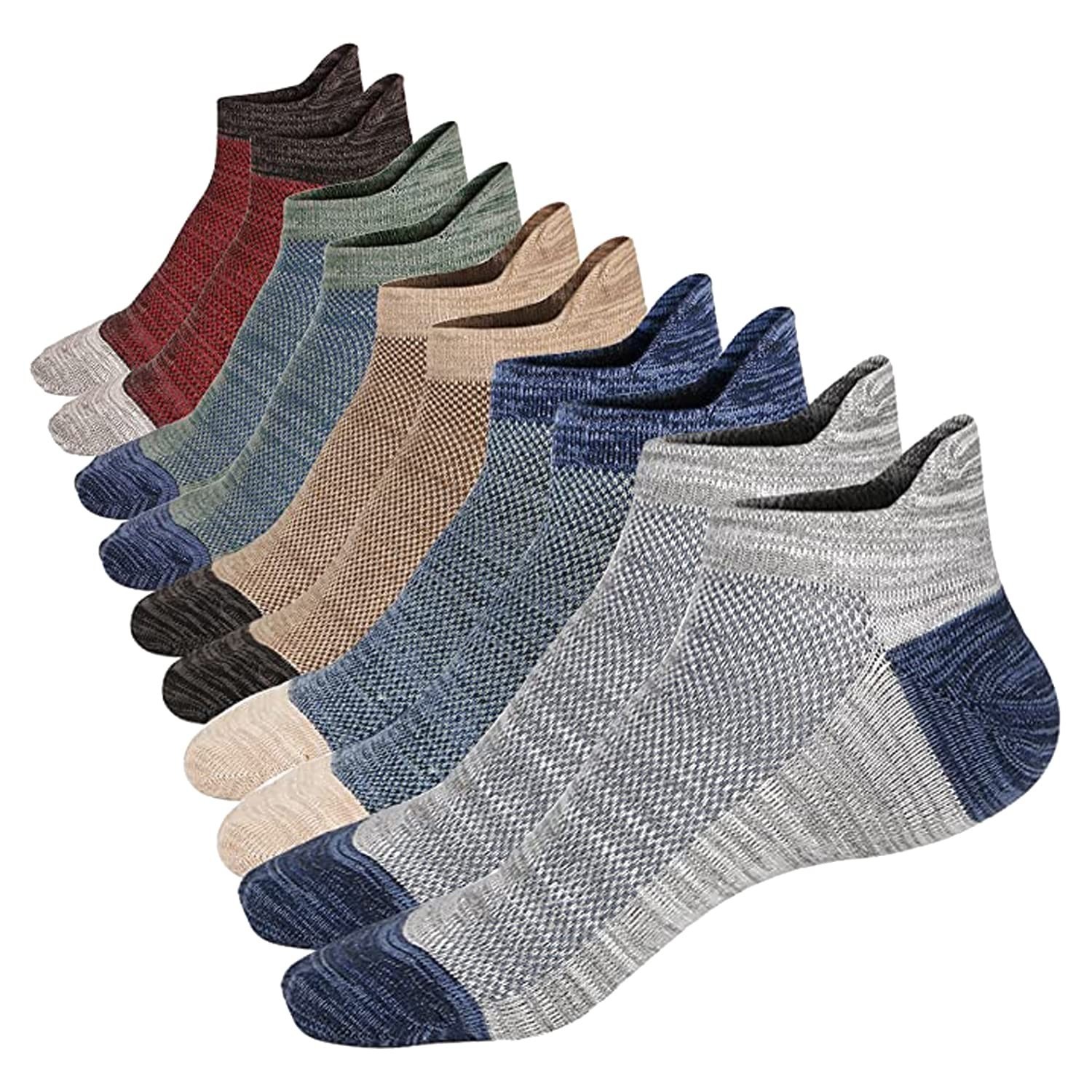 Mottee&Zconia Ankle Low Cut Socks for Men/Women Short Cotton Casual Anti-Skid…