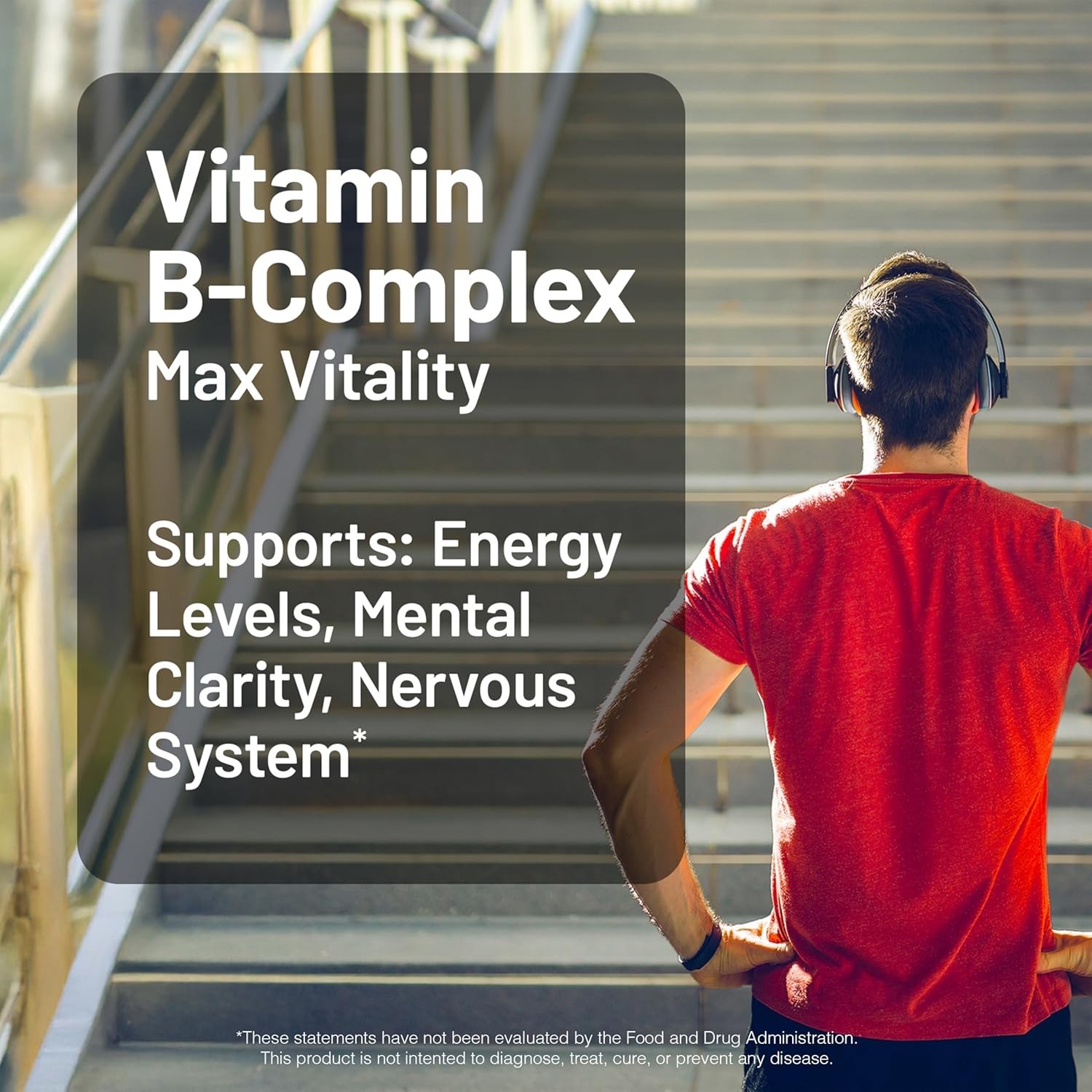 Complejo de Vitamina B para Mujer Y Hombre con Biotina B1 B2 B3 B6 B12 60uds