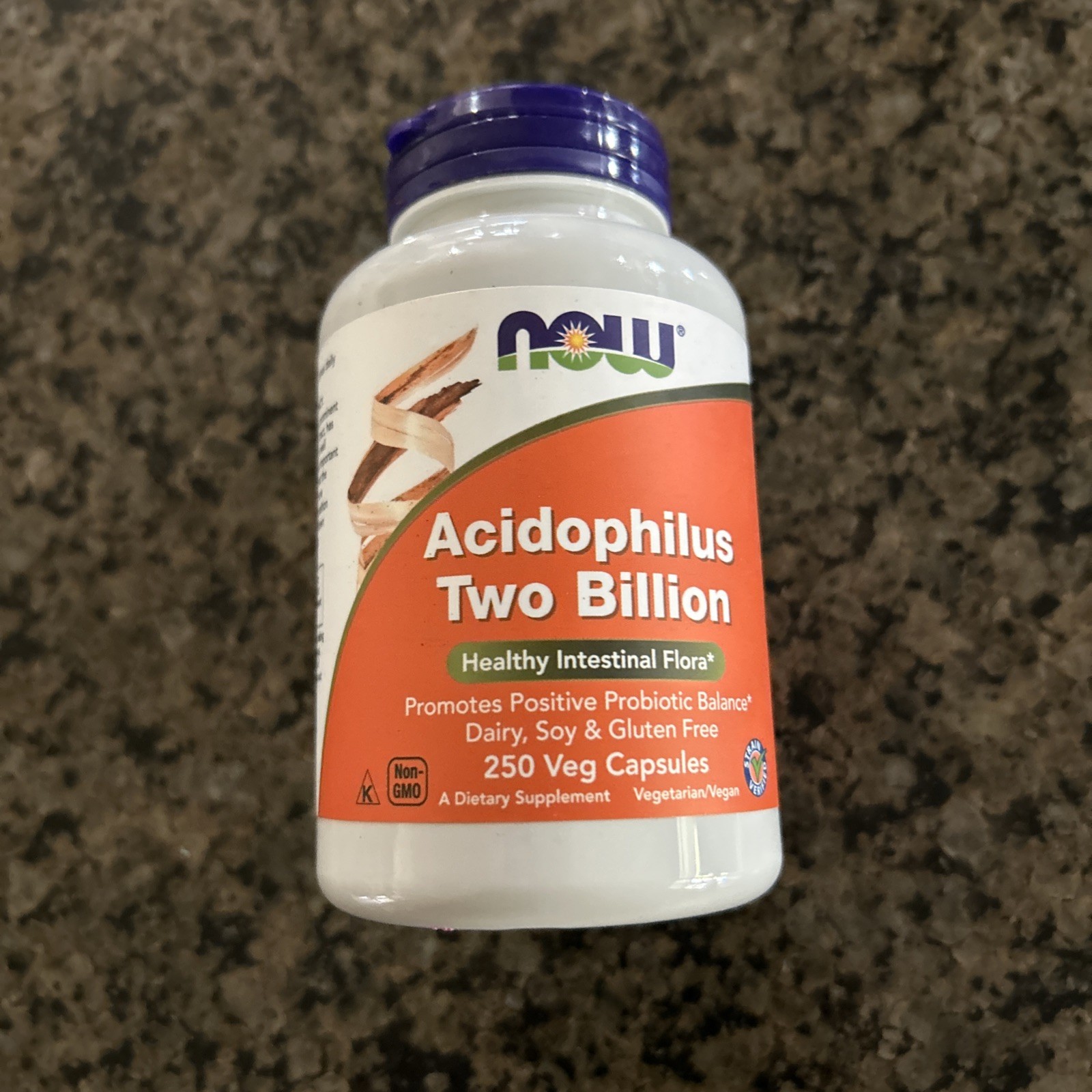 NOW Foods Acidophilus Two Billion 250 Veg Caps – Exp 06/2026