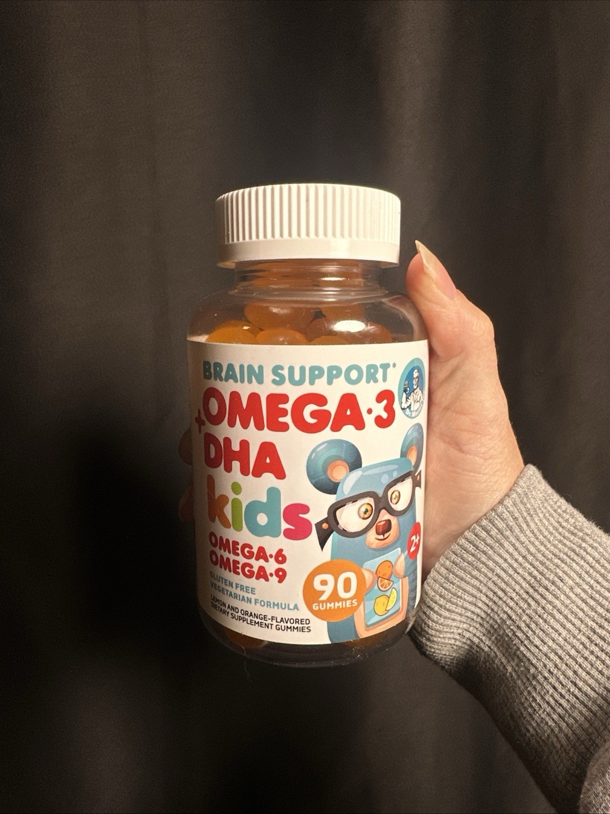 DR. MORITZ Vegan Omega 3 Gummies for Kids and 90 Count Orange Exp 09/25
