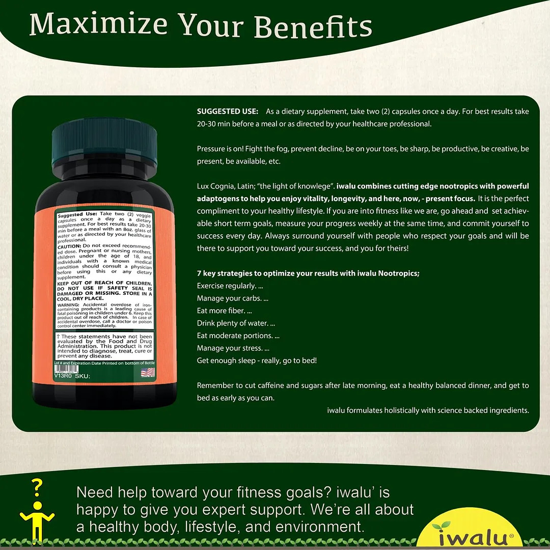 Follow Attention Focus | Best Supplement Capsule Pill Men Women FREE SHIP