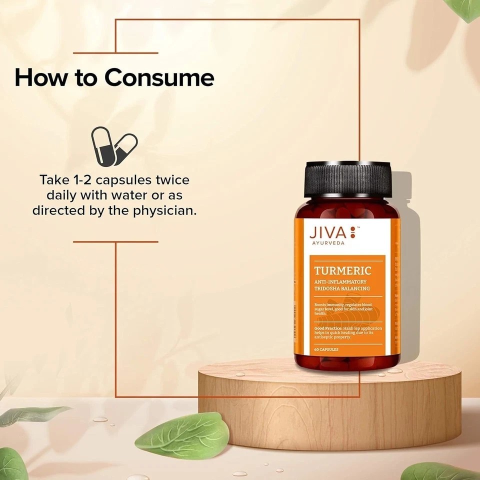 Turmeric Capsules | Boosts Immunity & Promotes Healthy Skin ( pack of 3 ) J902