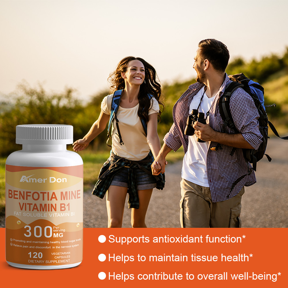 300mg Benfotiamine 240 Capsules Fat Soluble Thiamine Vitamin B1 Supplement