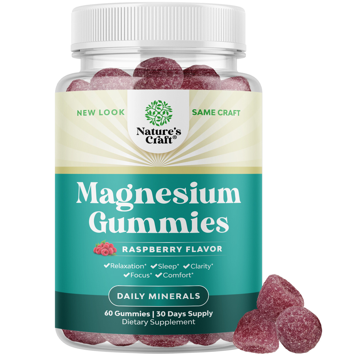 Potent Magnesium Citrate Gummies for Adults 170mg – Calm Magnesium Gummies