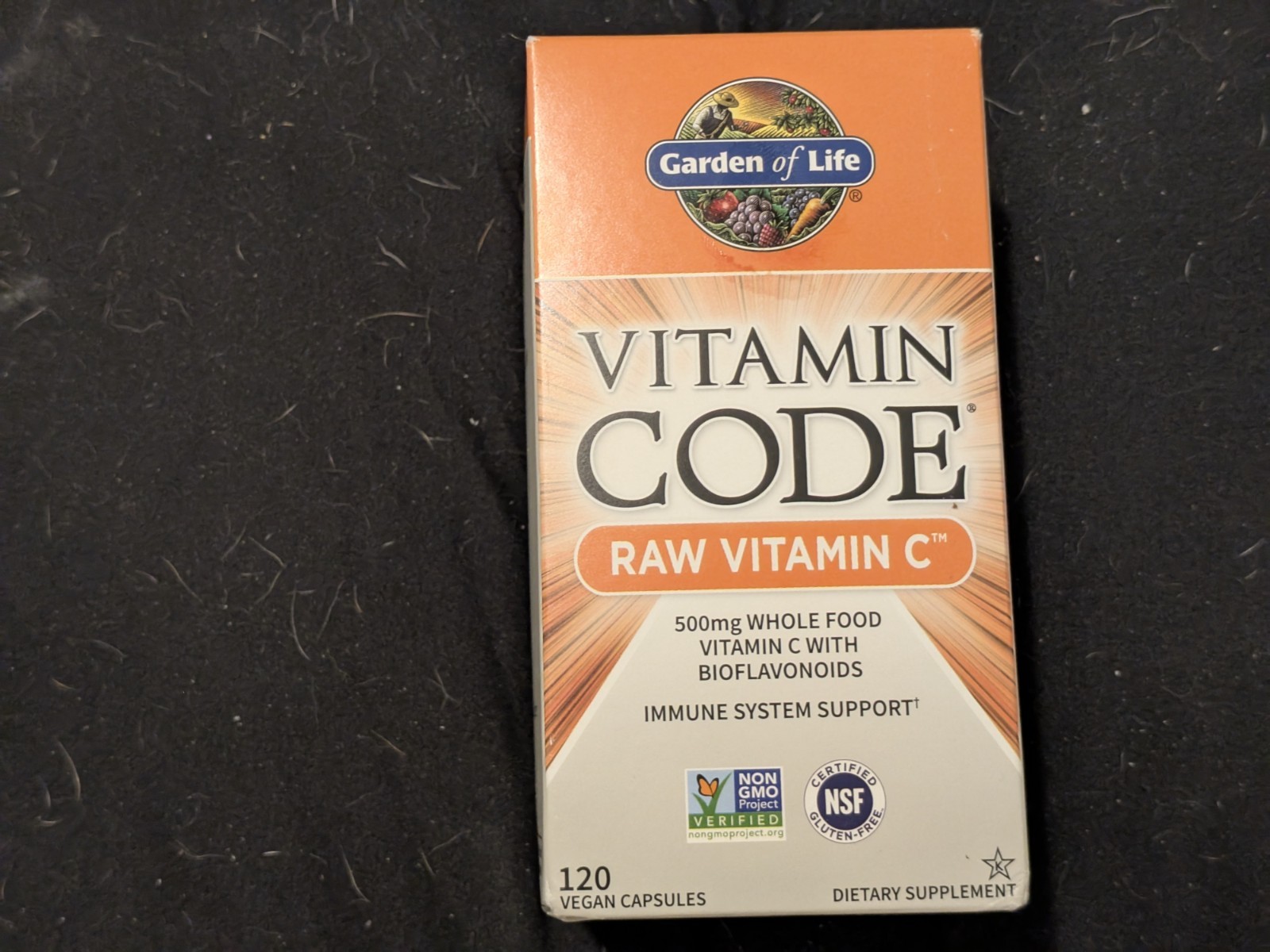Garden of Life Vitamin Code Raw Vitamin C 500mg 120 Vegan Caps Exp 01/2026
