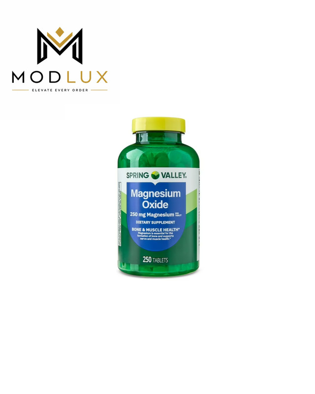 Spring Valley Magnesium Bone & Muscle Health Tablets 250 mg, 250 Count