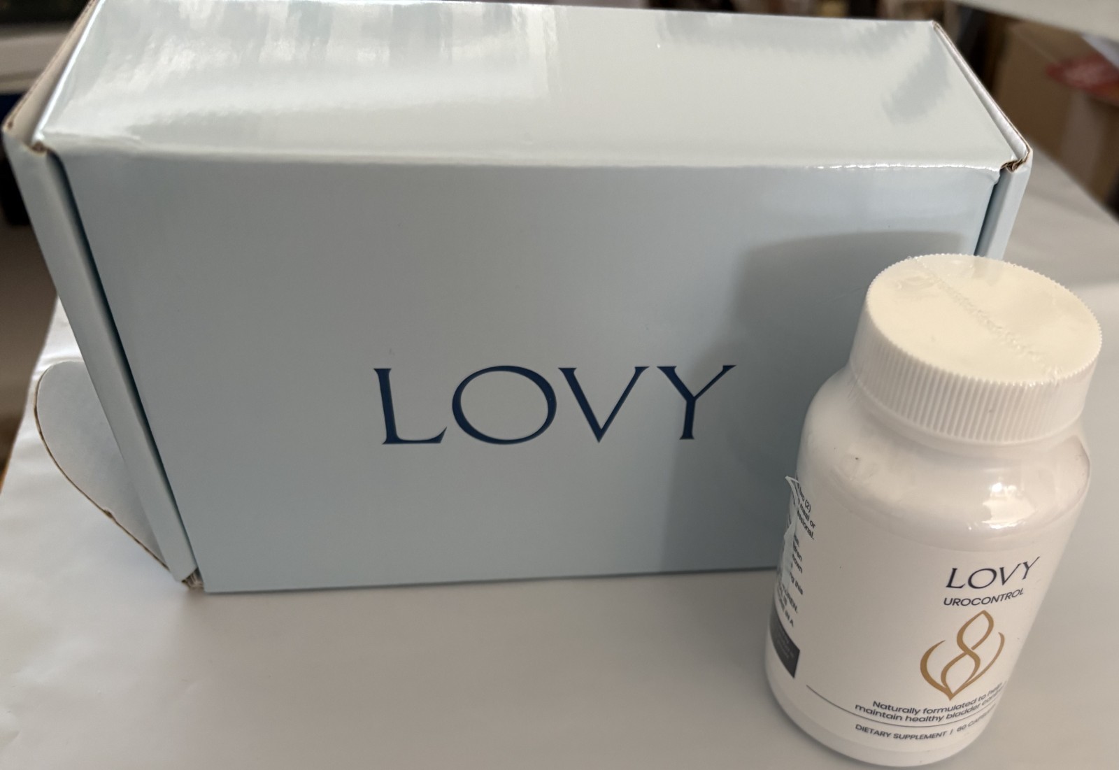 Lovy Urocontrol Capsules Bladder Support Supplement 60ct Non-GMO Vegan Exp5/2028