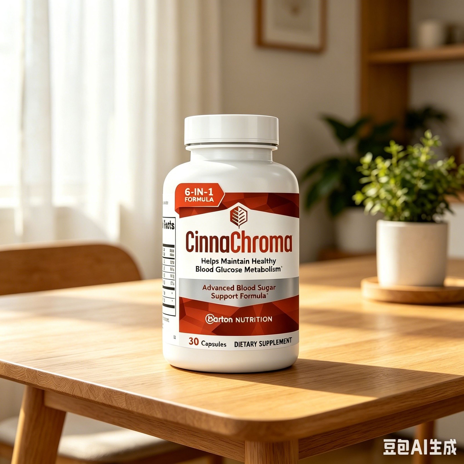CinnaChroma Capsules – Cinnamon Supplements Extract with 10:1 Chromium, Vanadium