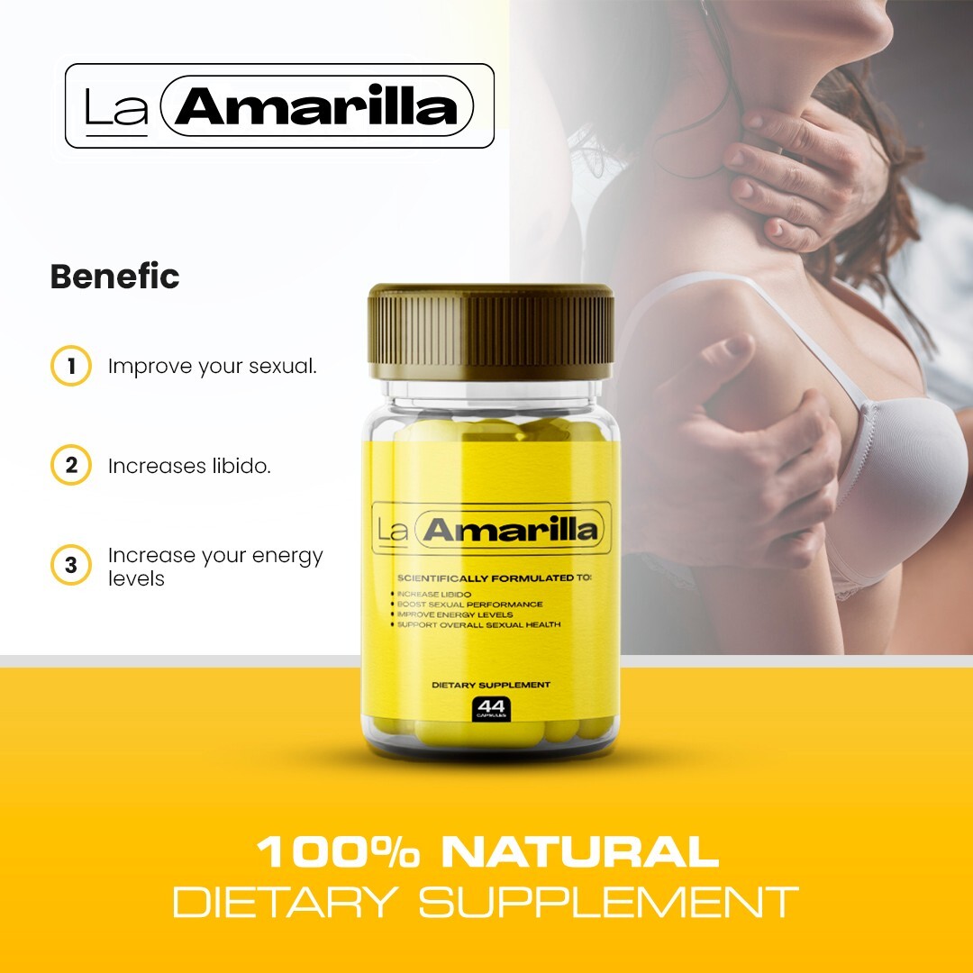 La Amarilla -Natural Supplement (1 bottles – 44 caps) – Ginkgo Biloba