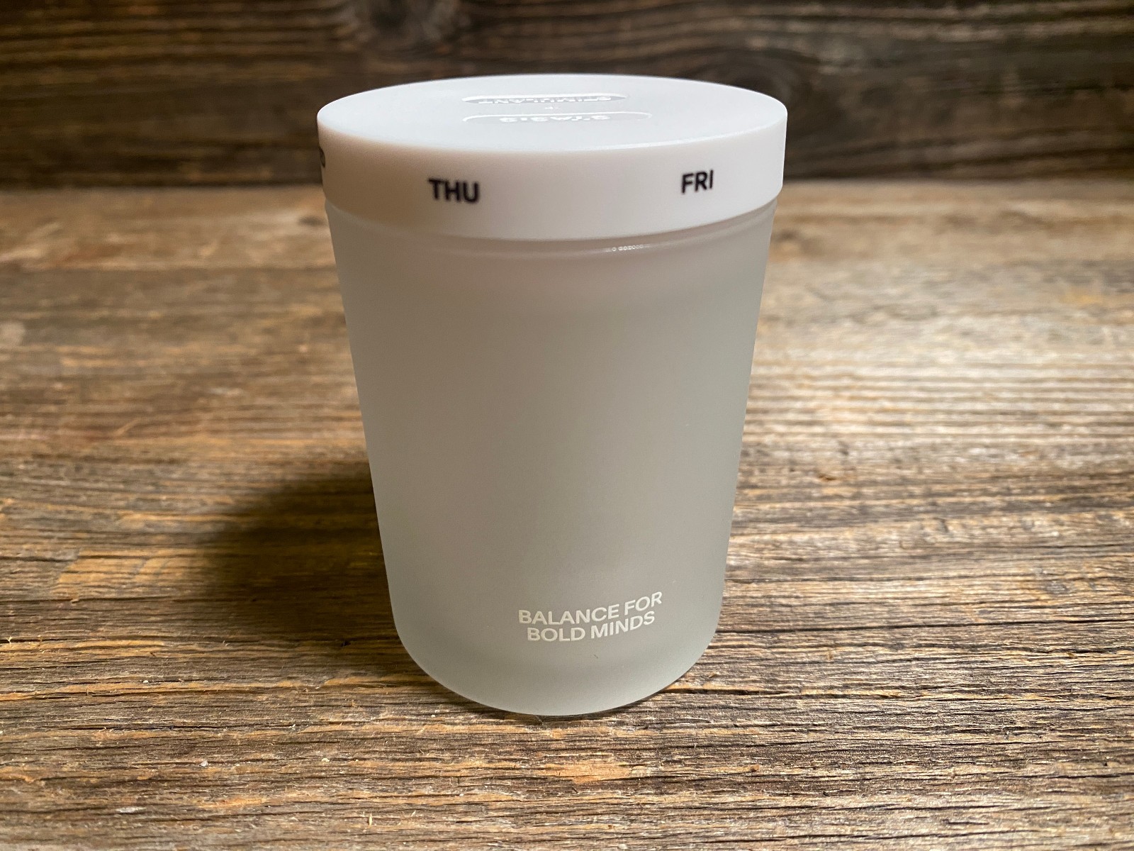 Stasis Stimulant Supplement Daytime Glass Jar Storage Container ADHD BRAND NEW