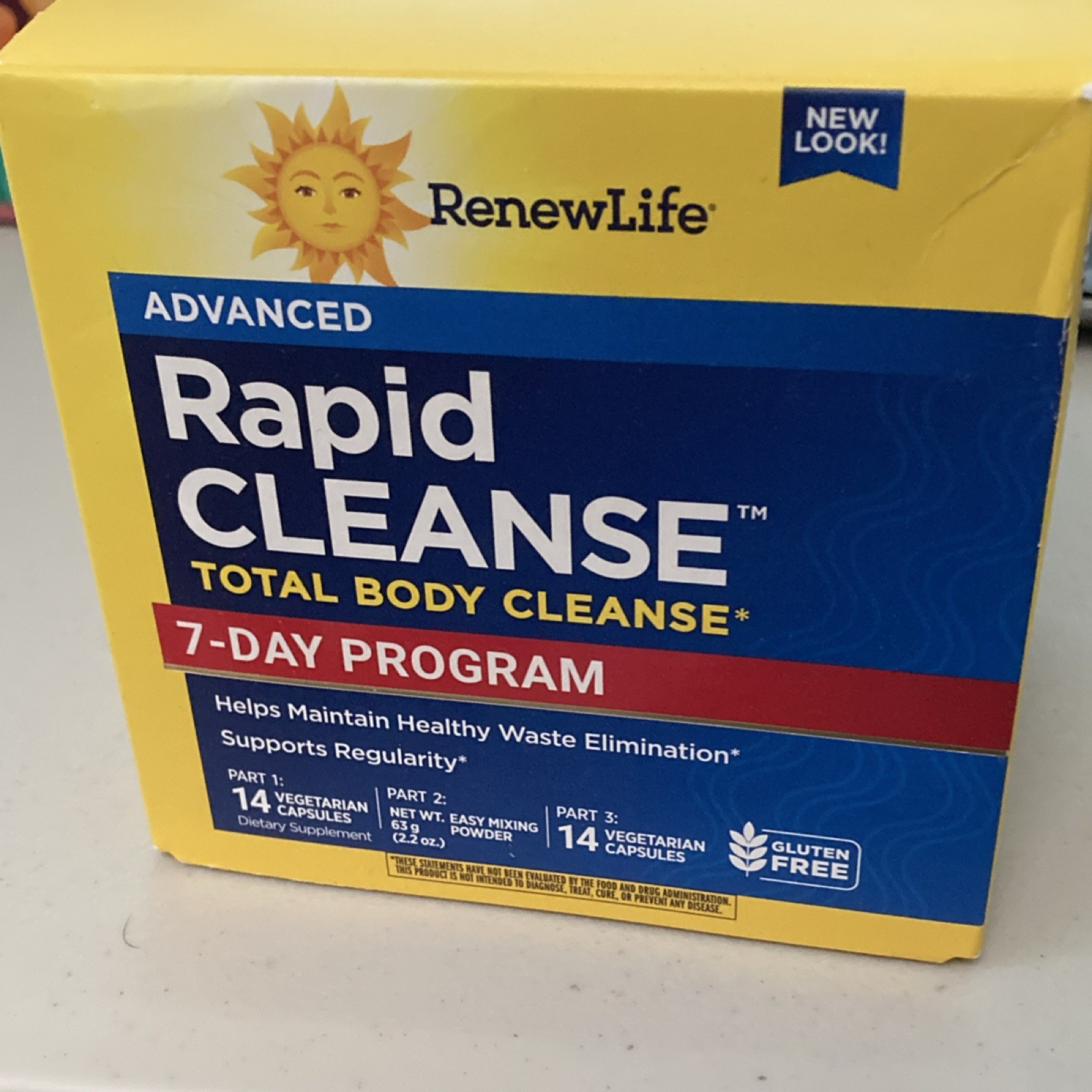 Renew Life Advanced Rapid Cleanse Total Body 7-Day Detox Gluten-Free Non GMO
