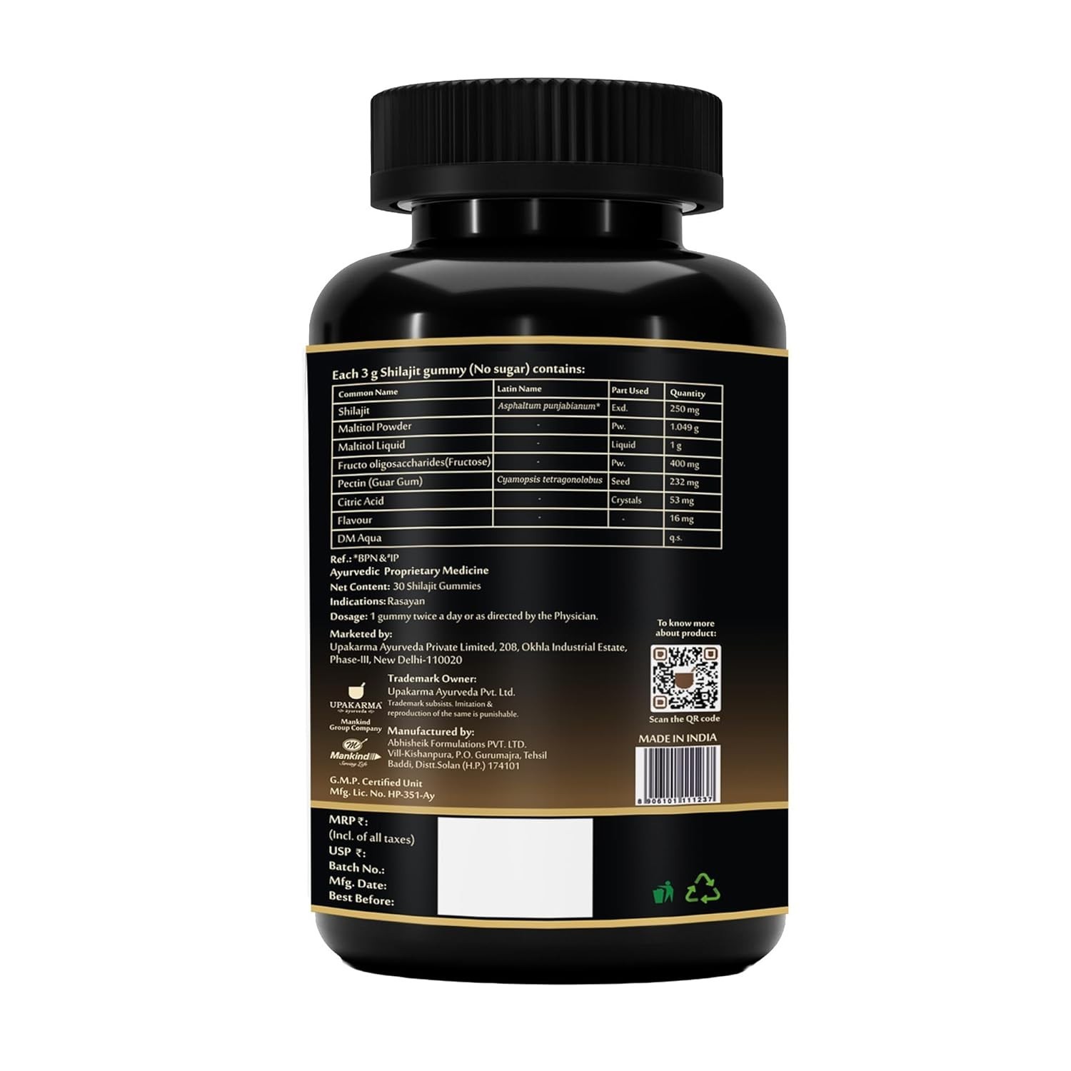 Get Hard Fast Acting /Rock Hard Play Time Male Performance 30 shilajit gummies
