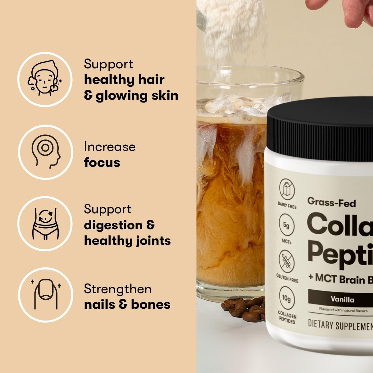 Perfect Keto Collagen Peptides, 10.6 Ounce (Pack of 1), Unflavored