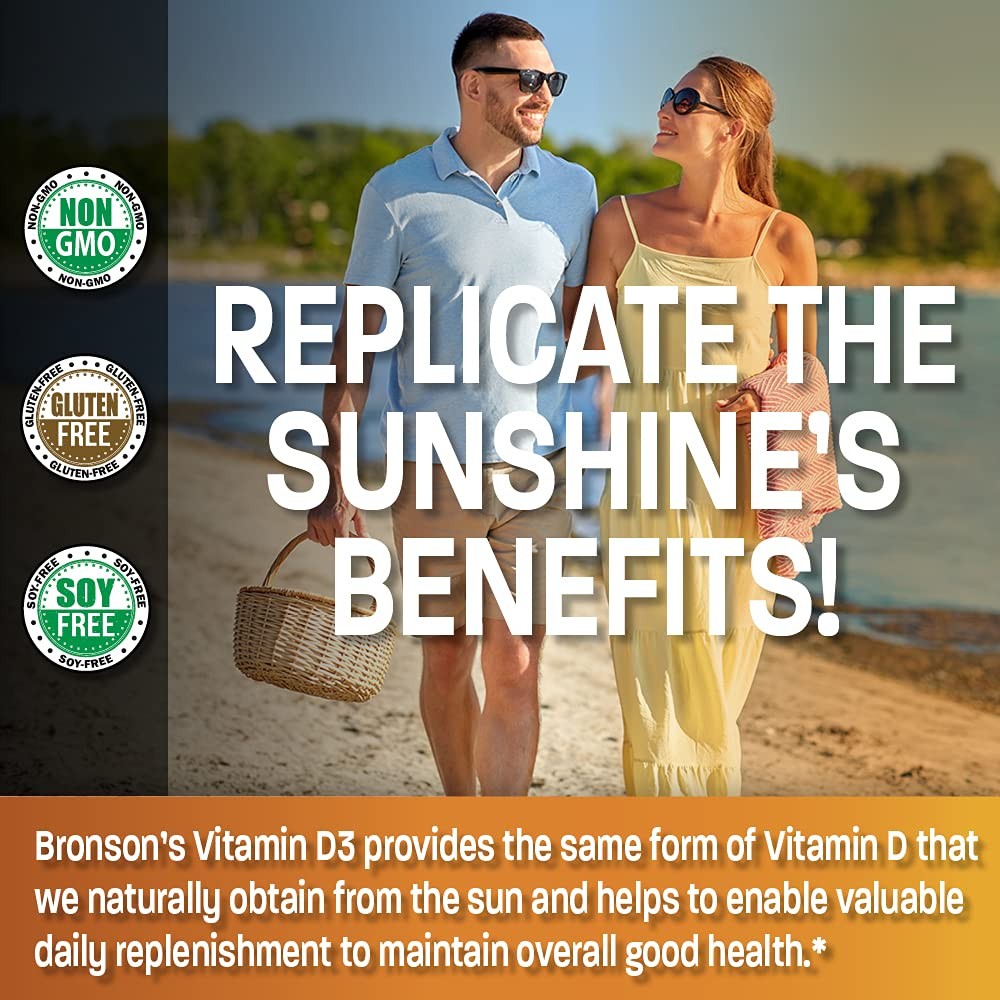 Bronson Vitamin D3 10,000 IU (250 mcg) High Potency – 360 Count (Pack of 1)