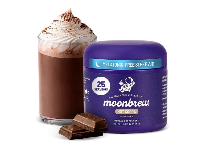 MoonBrew Nighttime Magnesium Hot Cocoa 6.7oz Exp 02/2028 New Sealed