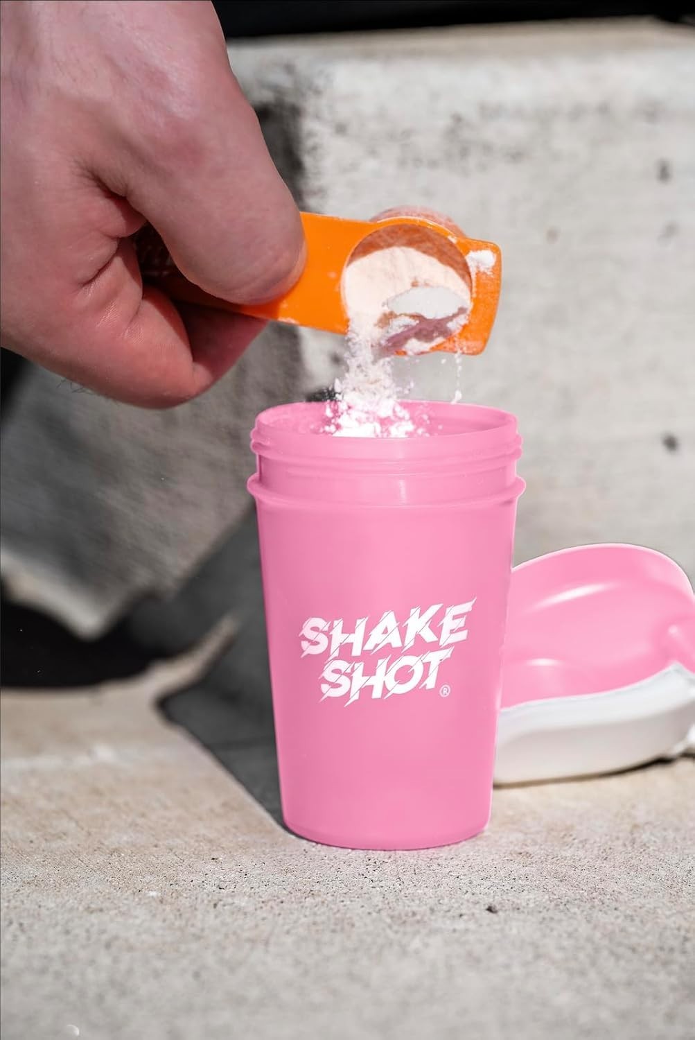 Leak-Proof Mini Shaker Bottle in Pink – Ideal for Creatine & Small Scoop Powders
