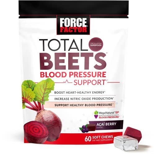 Total Beets Blood Pressure Support Supplement, Beets Supplements with Beet