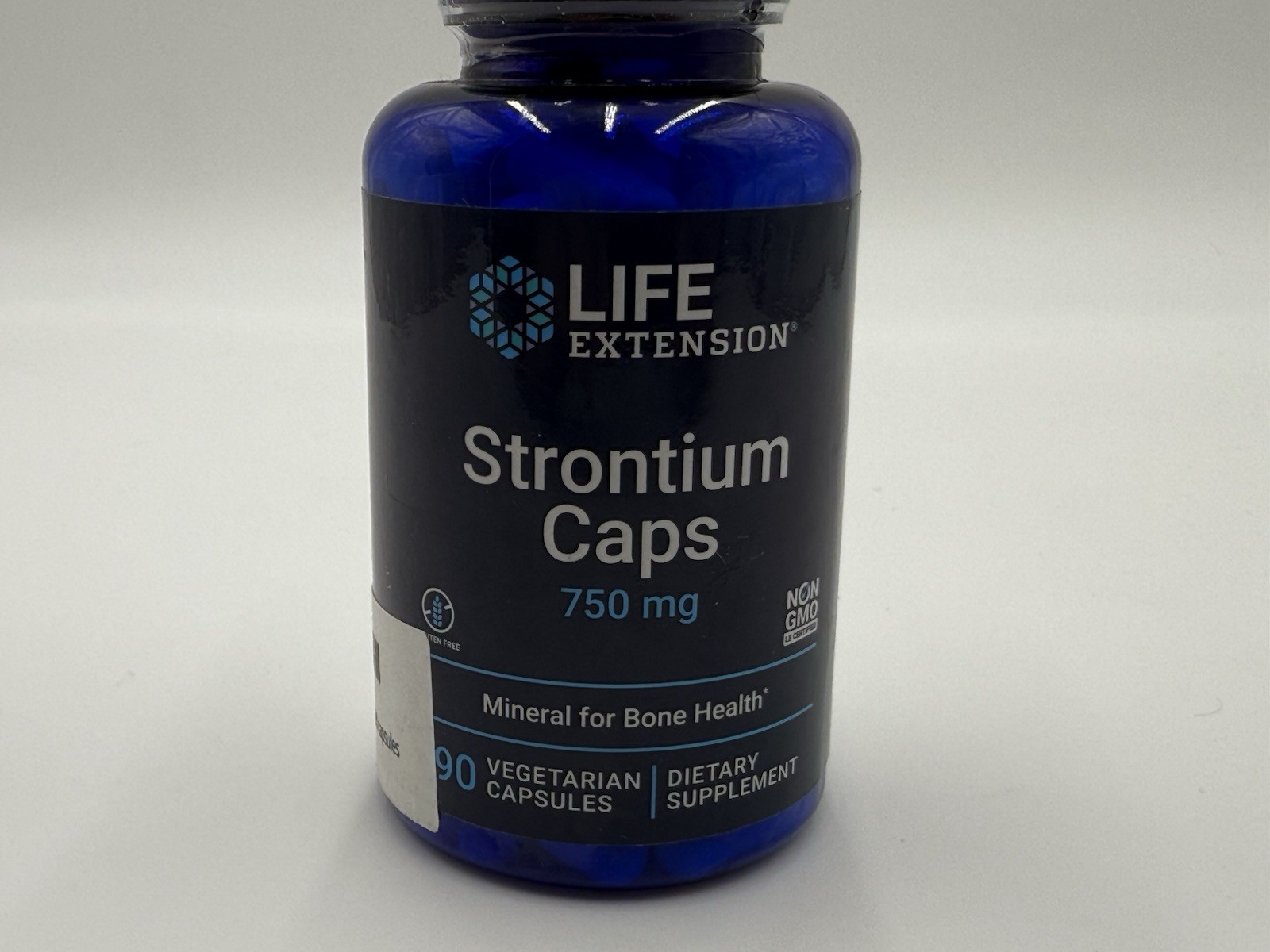 Life Extension Strontium Caps 750 mg 90 Veg Caps, Bone Health ~ Exp. 02/2026