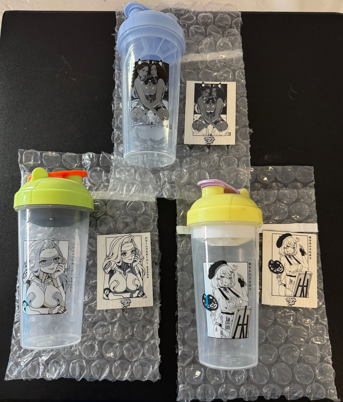 Gamer Supps Waifu Cups Lot READ DESCRIPTION