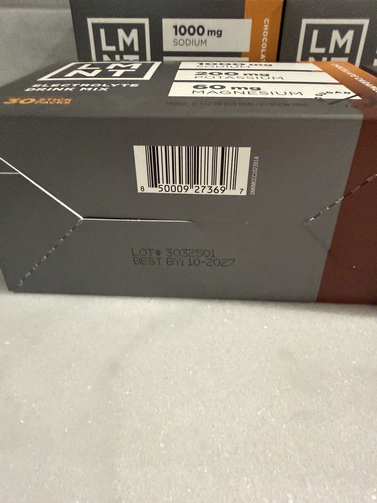 LMNT Zero Sugar Electrolytes CHOCOLATE CARAMEL Salt Drink Mix 30 Sticks EXP 2027