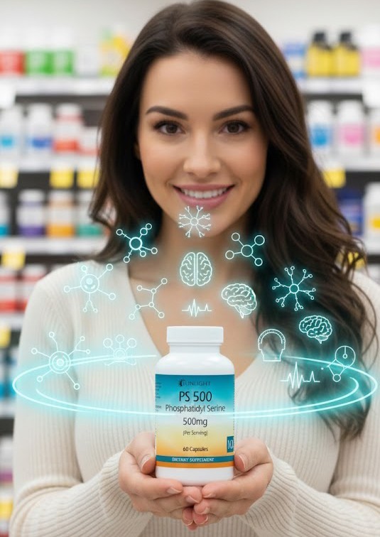 Phosphatidyl Serine 500 mg capsules serving- USA Deal