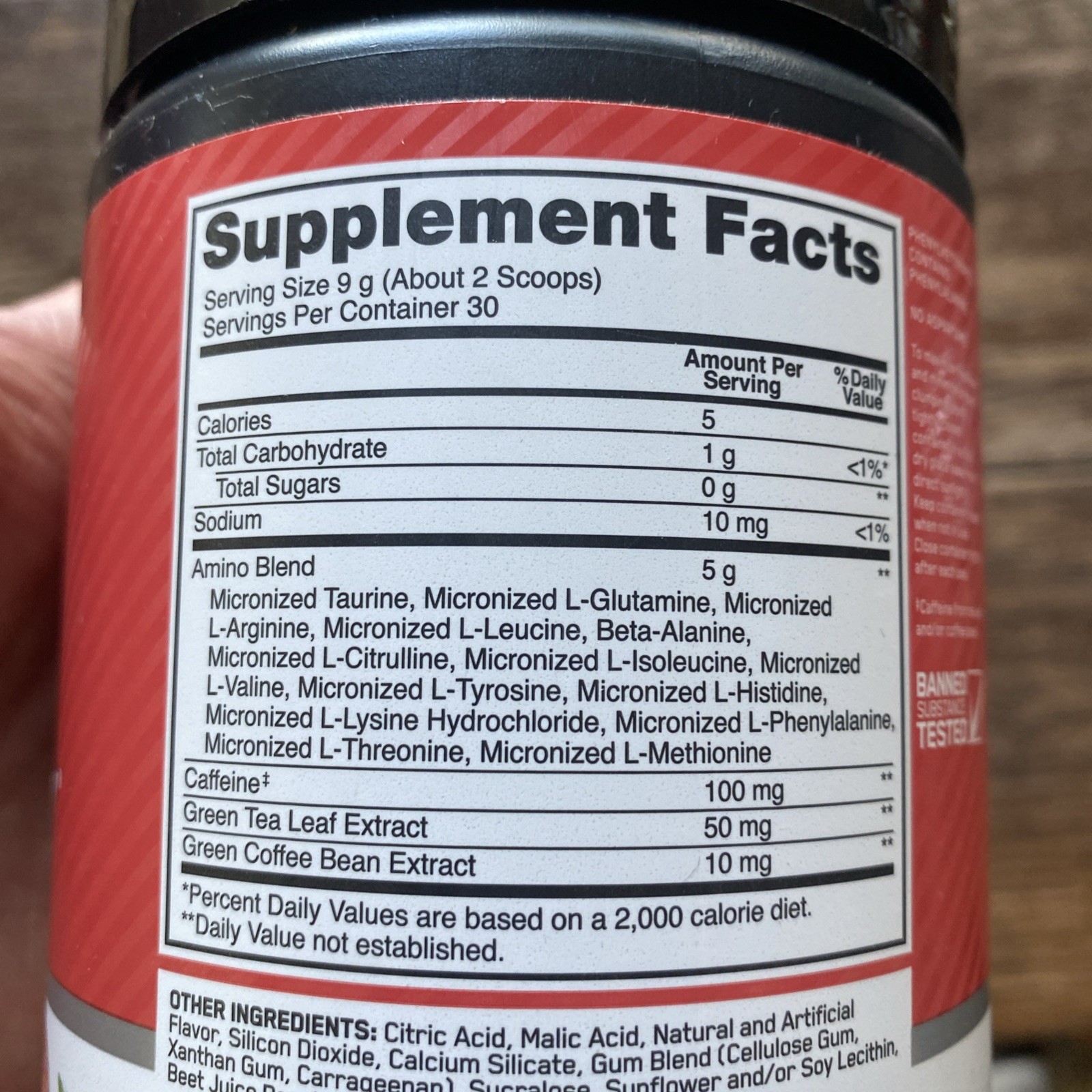 Essential Amin.O. Energy @ Recovery Juicy Strawberry Burst 9.5 oz 270 g EXP 9/27