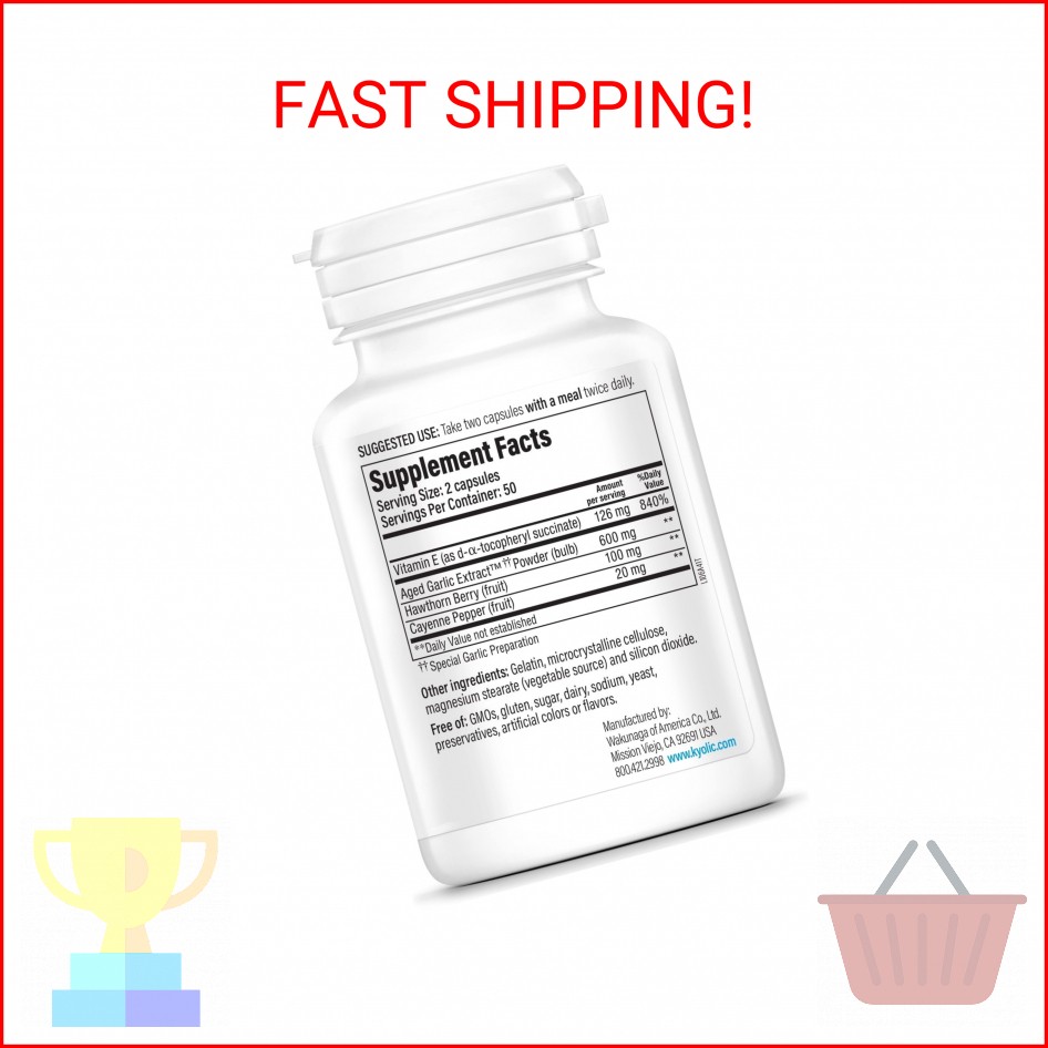 Kyolic Aged Garlic Extract Formula 106 – Circulation Health Support – Cardiovasc