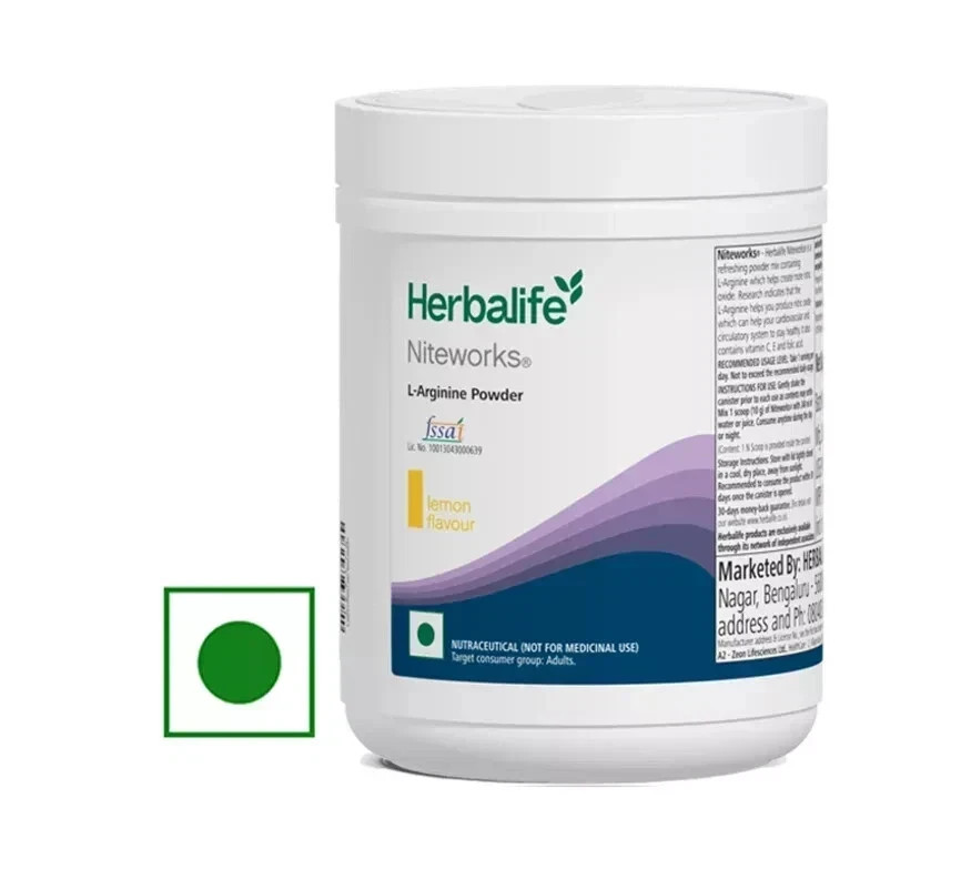 Herbalife Niteworks Lemon Flavor 300g For Cardiovascular &Circulatory Health F/S
