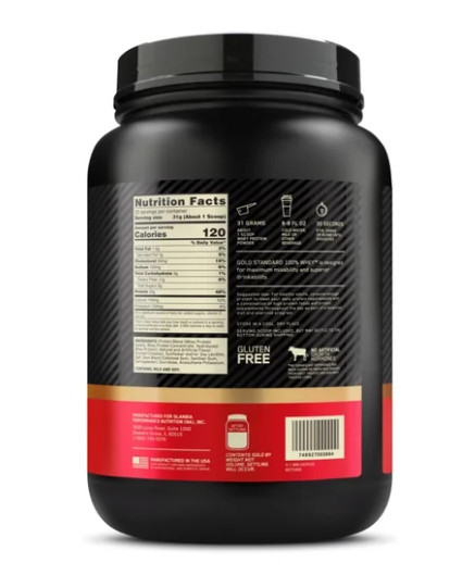 Optimum Nutrition Gold Standard 100% Whey Protein, Cinnamon Roll, 1.5 lb, 22 Ser