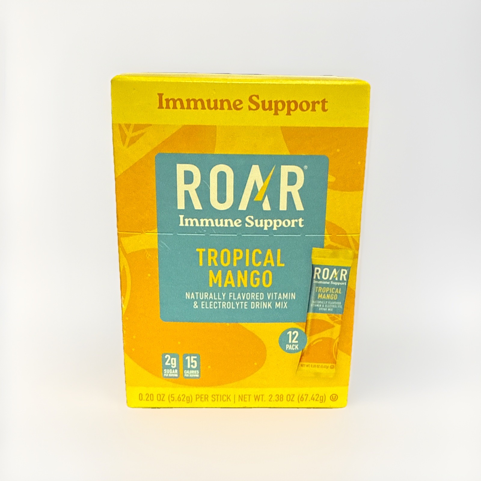 ROAR Flavored Vitamin & Electrolyte Drink Mix Tropical Mango 12pk 6/2027