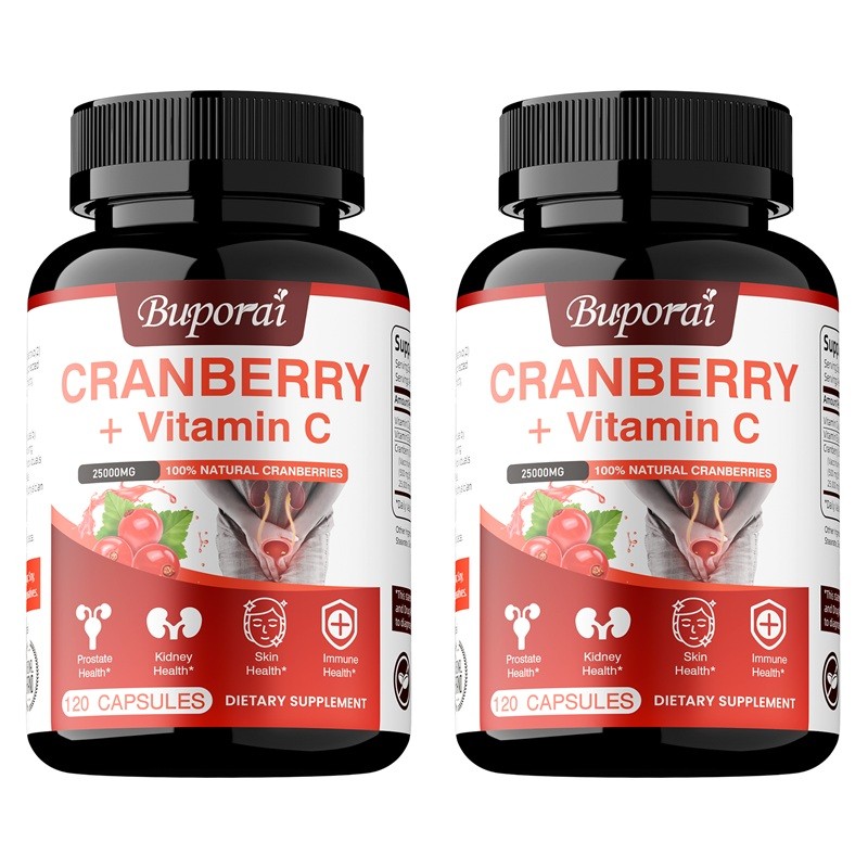 Cranberry + Vitamin C 240pcs – Kidney Cleansing, Urinary Tract & Bladder Health
