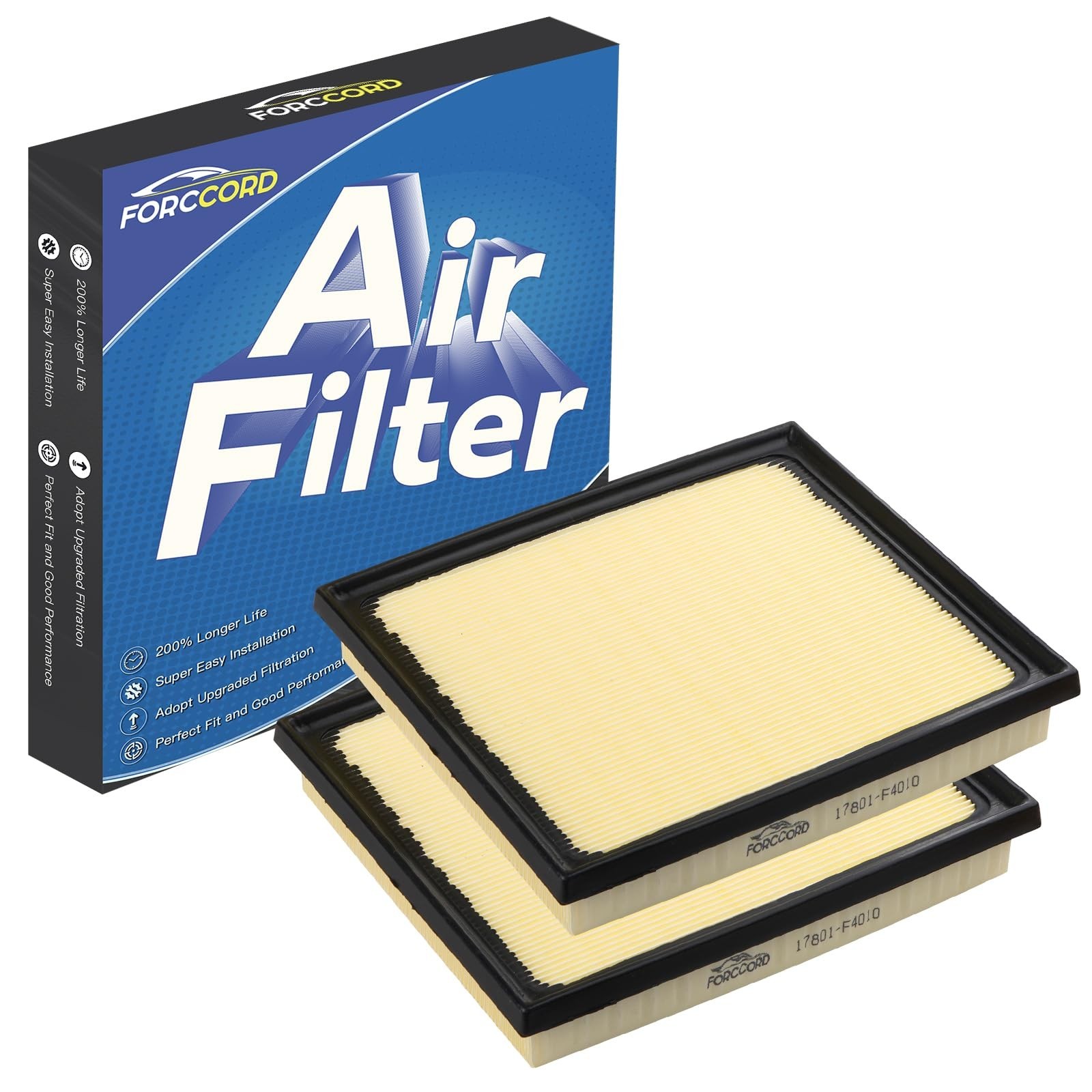 2-Pack Engine Air Filter Fits for 2022-2026 Toyota Tundra 3.4L / 20… Fast Ship