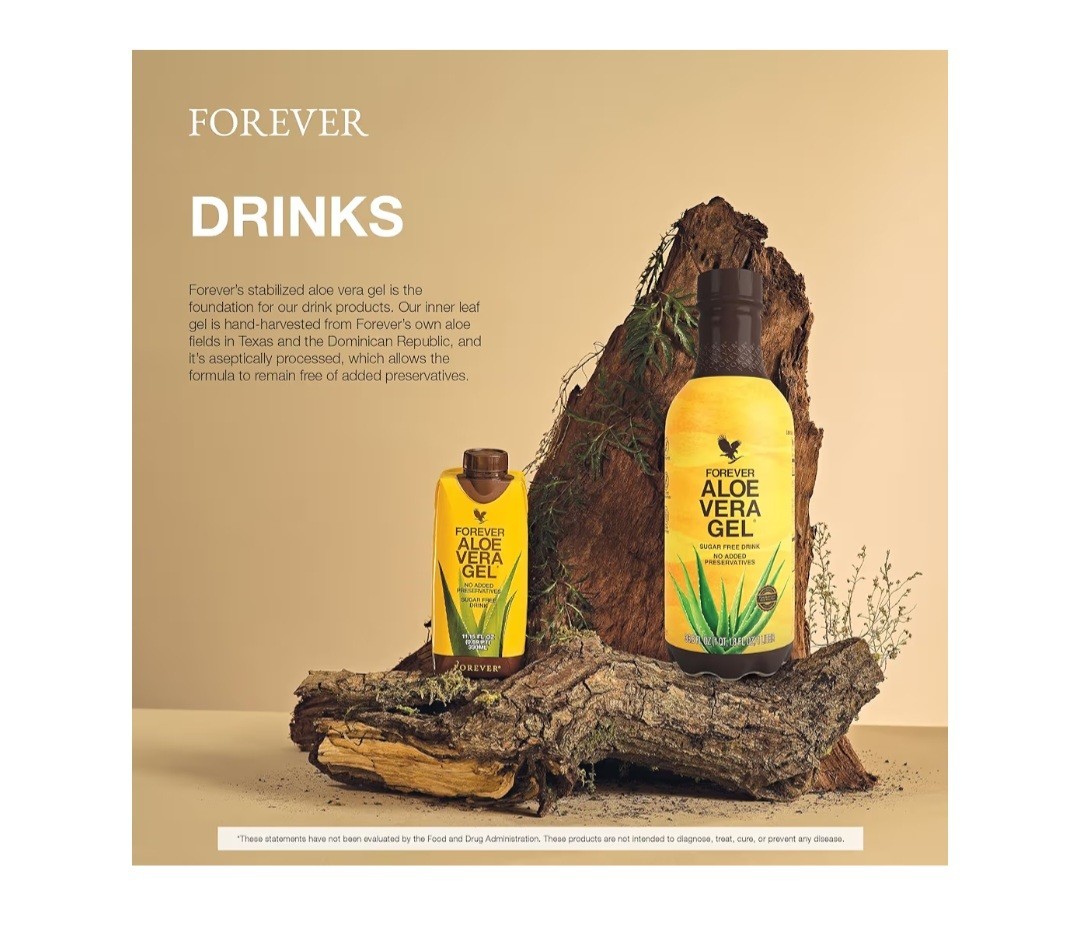 2 Pack Forever Aloe Vera Gel Halal Kosher Vegan All Natural Unisex 33.8FL.OZ.