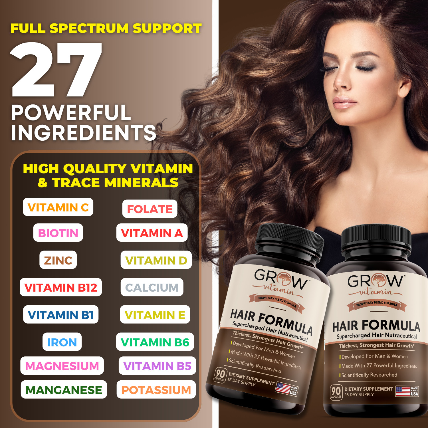 Grow Vitamin Hair Formula