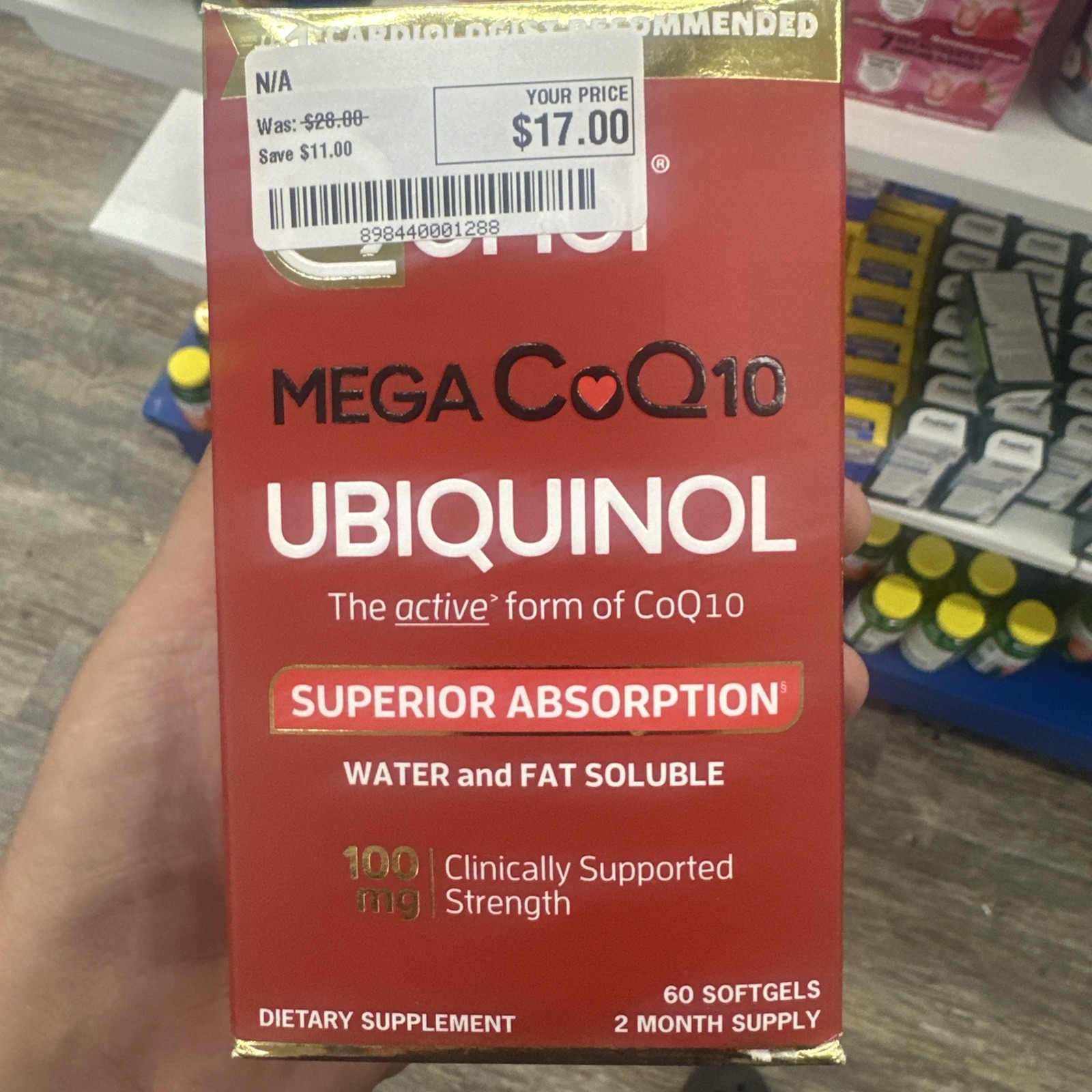 LOT OF 12 Qunol Mega Ubiquinol CoQ10 Vitamins 100mg – 60 Softgels
