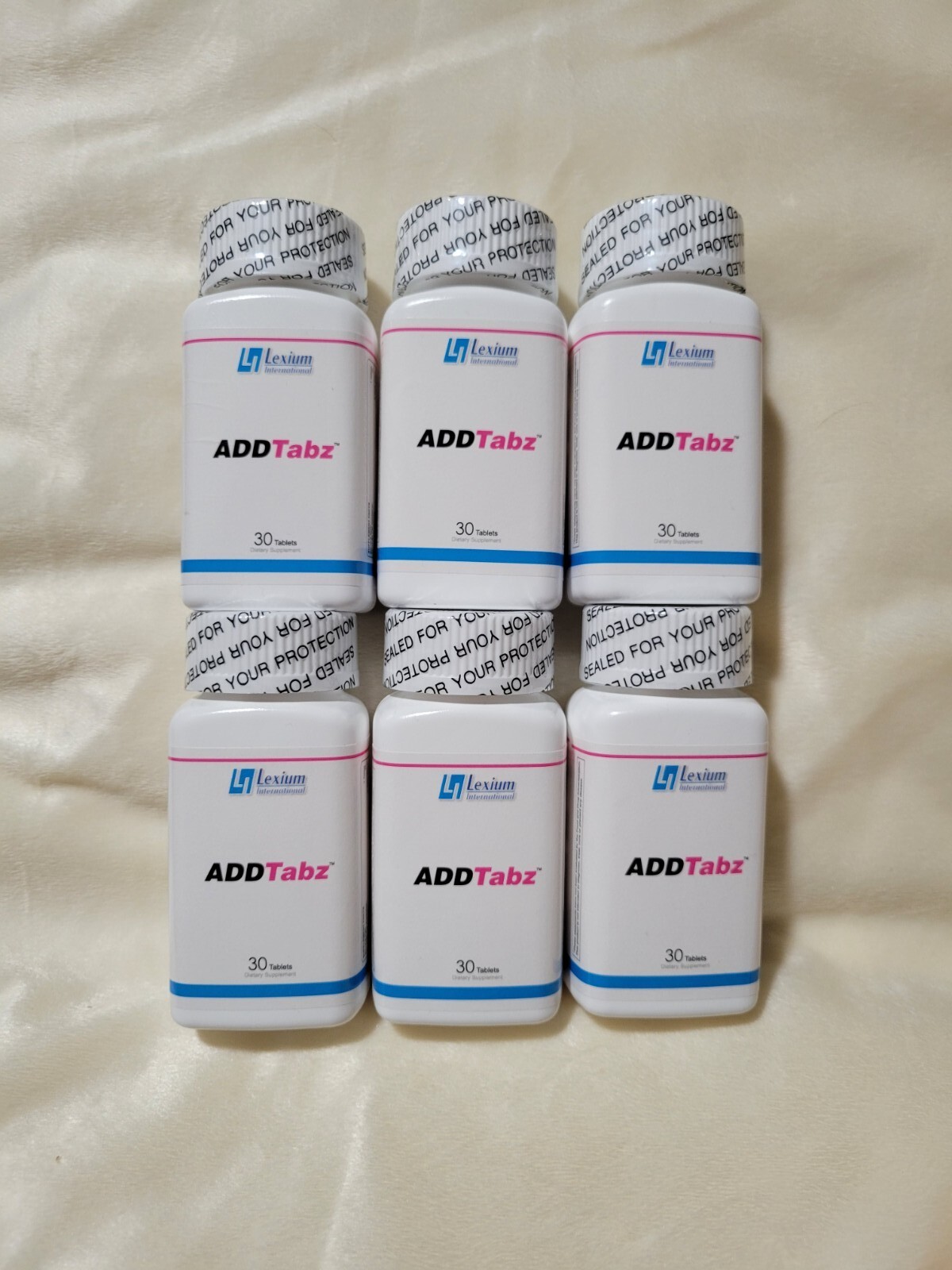 Buy 3 Get 3 FREE – AddTabz (180 tablets) – Focus Supplements -Authentic Unopened